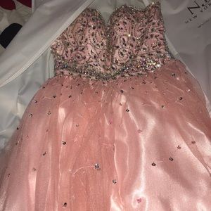 Peachy Princess Prom dress